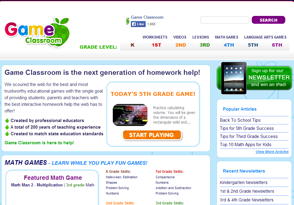 Homework help websites for kids